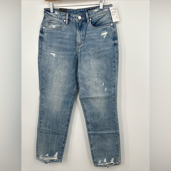 Blank NYC Madison Crop High-Rise Jeans in Double Agent Blue sz 28 - Picture 2 of 7